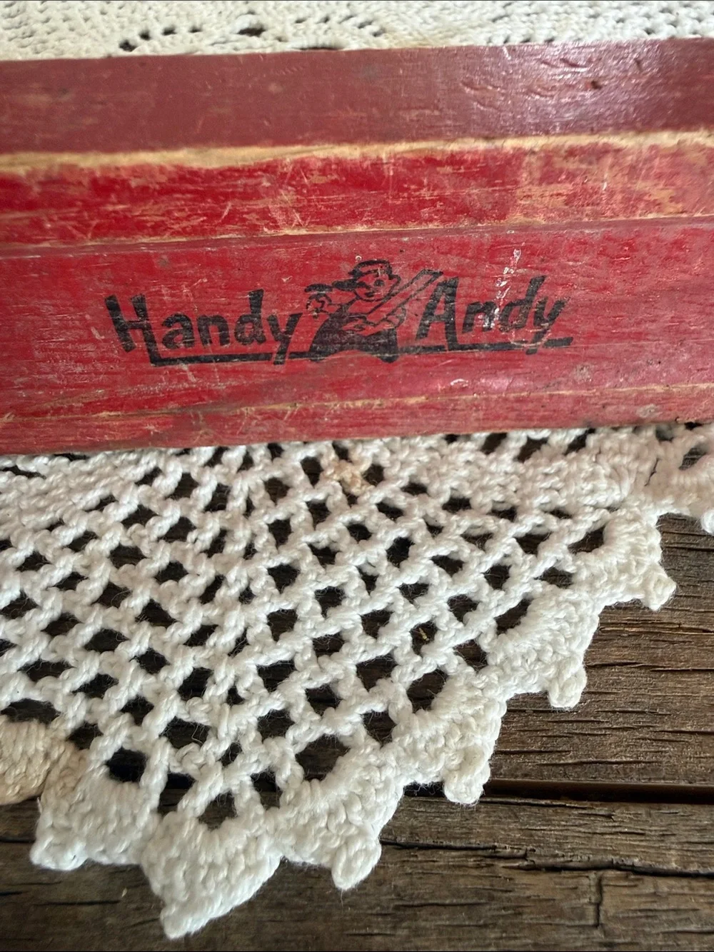 Vintage Handy Andy Children’s workshop toy level